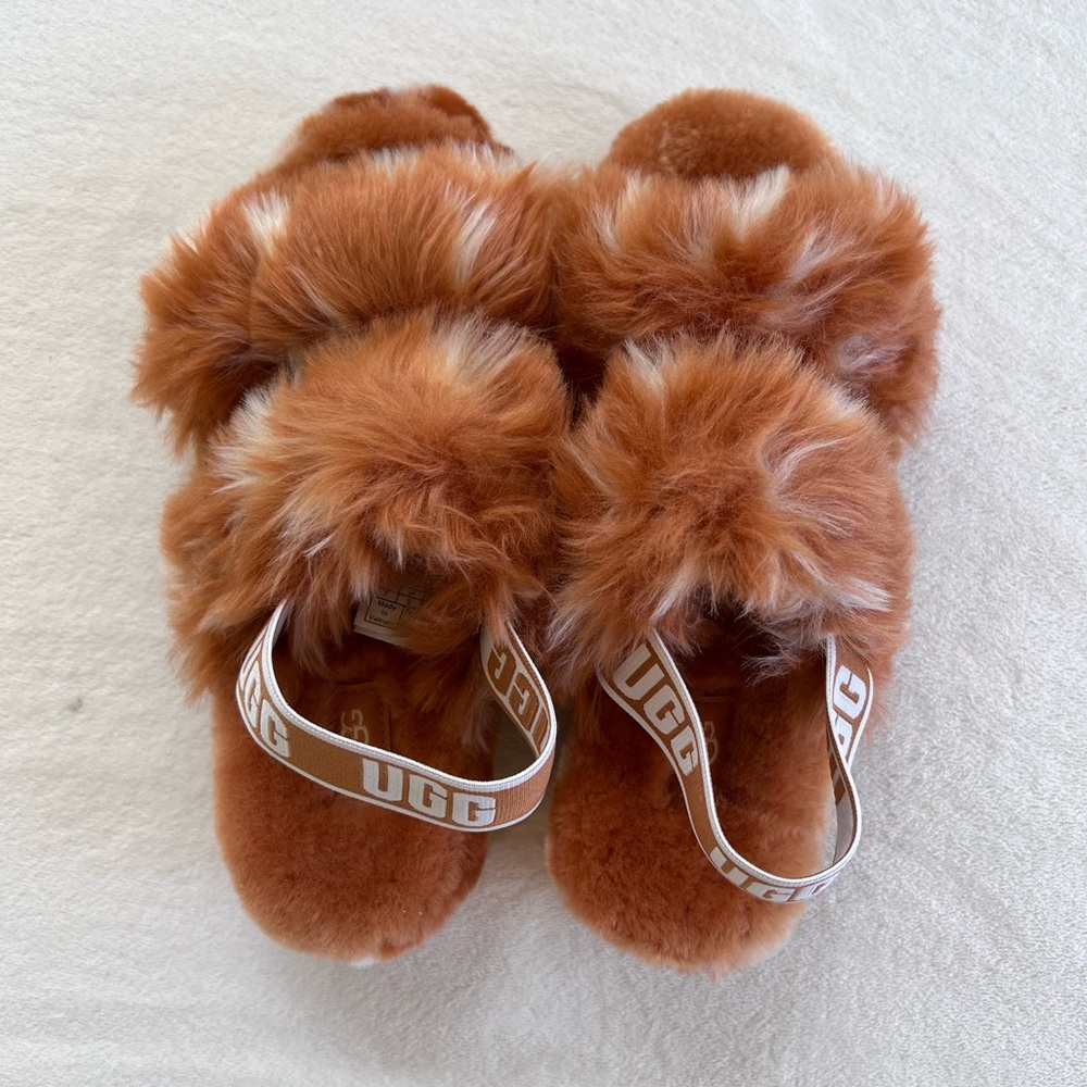 ✨HP✨ UGG Oh Yeah Spots Slippers in Natural - Picture 9 of 12